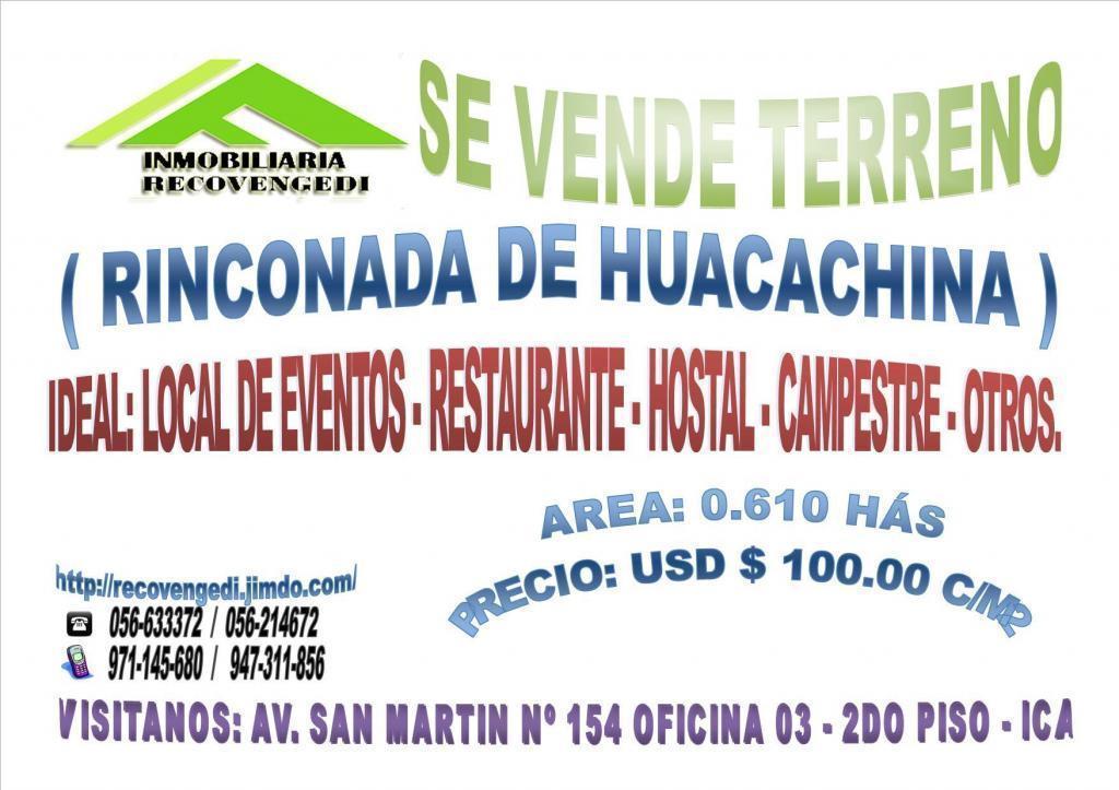 VENTA DE TERRENO