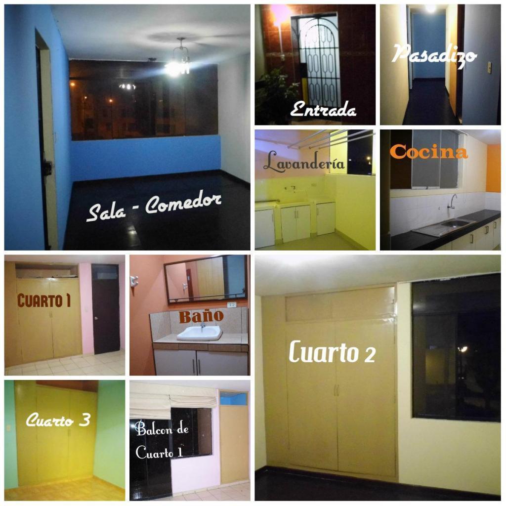 Alquilo departamento en cercado de Frente a Parque, cel 987098750