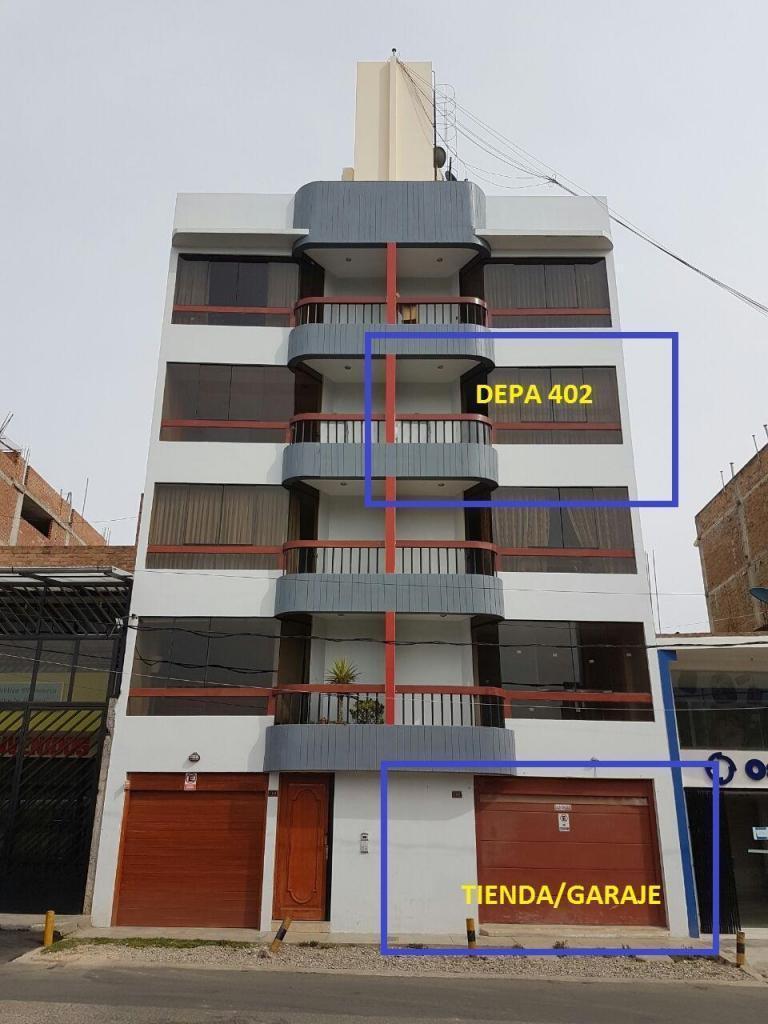 VENDO EXCLUSIVO DEPARTAMENTO 117m2, 4H, 3B, TIENDA/GARAGE