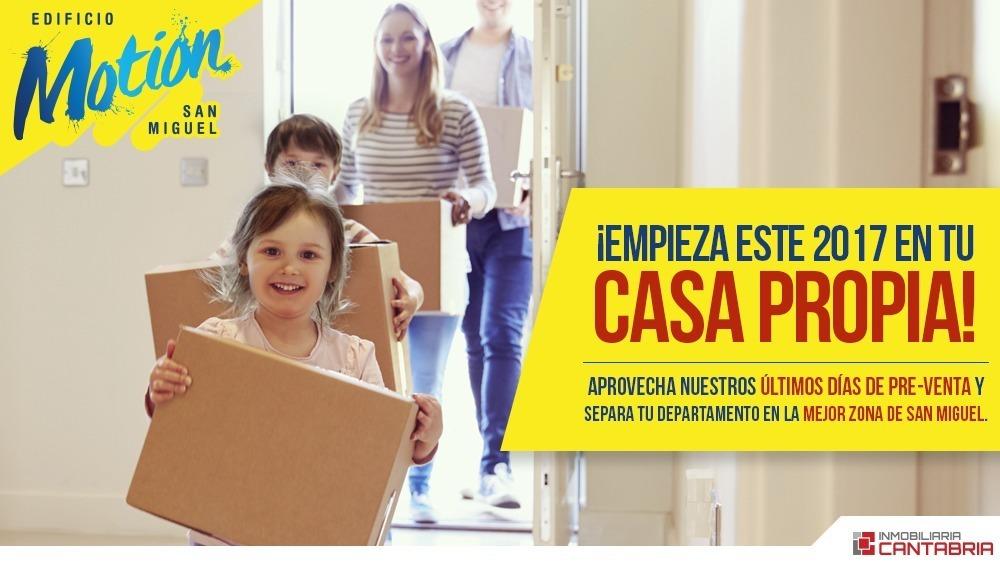 PRECIOS DE PREVENTA, ÚLTIMOS DÍAS! EN MARANGA SAN MIGUEL, EDIFICIO MOTION! VISITA EL DPTO PILOTO
