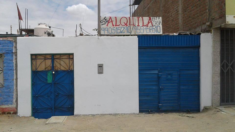 ALQUILO CASA DE 150mts.2 Con Local para negocio, FRENTE A MERCADO MI PERÚ, TINGUIÑA