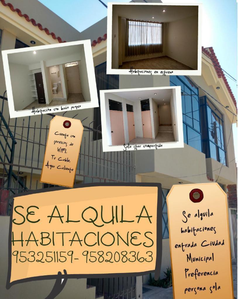 Alquiler de Habitaciones en Estreno