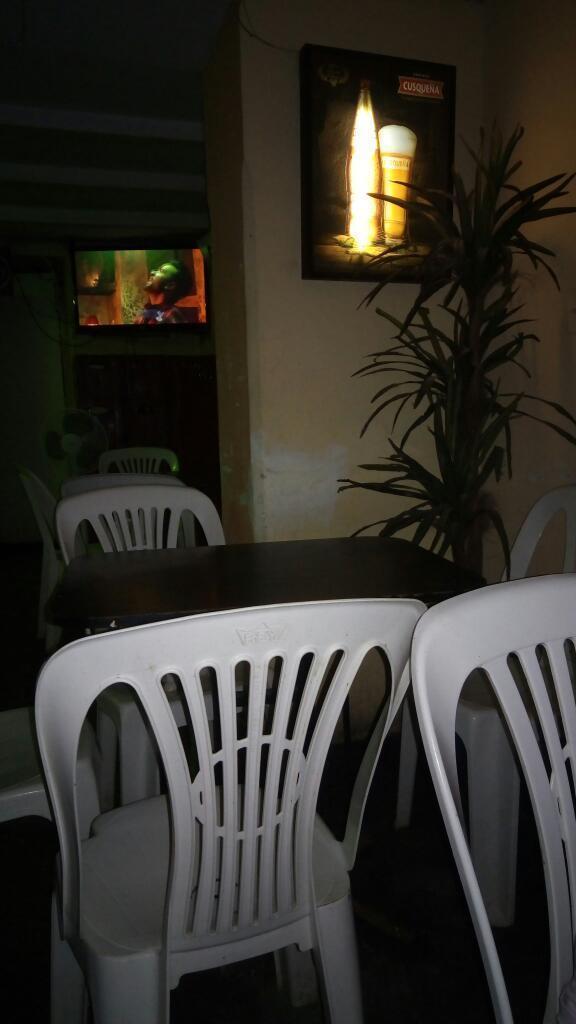 Traspaso Local Tv.mesas.sillas.etc