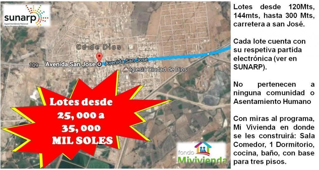 VENTA DE LOTES CARRETERA A SAN JOSE CON PARTIDA ELECTRONICA